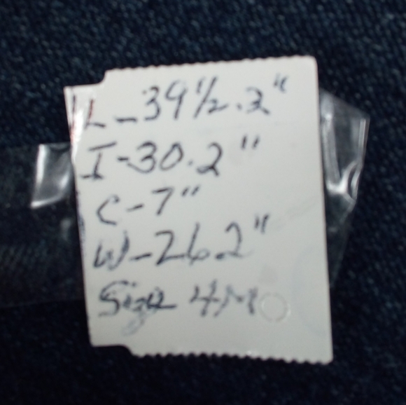 Levi Strauss Curvy Bootcut Signiture Dark Wash Blue Jeans Y2K Early 2000's 4M - Picture 16 of 16